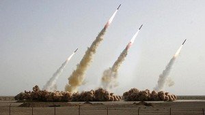 Lanzamiento de misiles en Irán en el año 2008