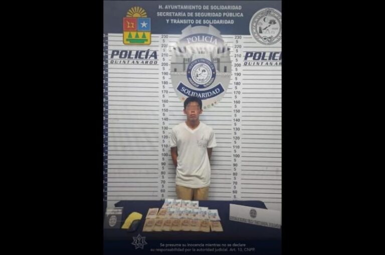 Detienen a un hombre por el delito de extorsión en Playa del Carmen