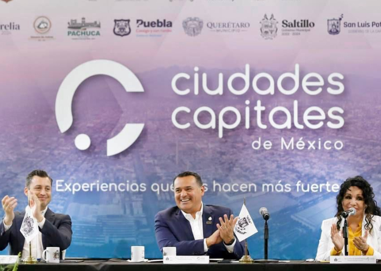 Alcalde de Mérida, Renán Barrera destaca estrategias para fortalecer a la ciudadanía durante sesión de la Asociación de Ciudades Capitales de México