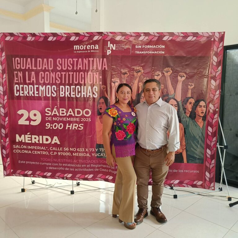 KANASÍN PRESENTE: LUIS PAVÓN PARTICIPA EN JORNADA POR LA IGUALDAD SUSTANTIVA