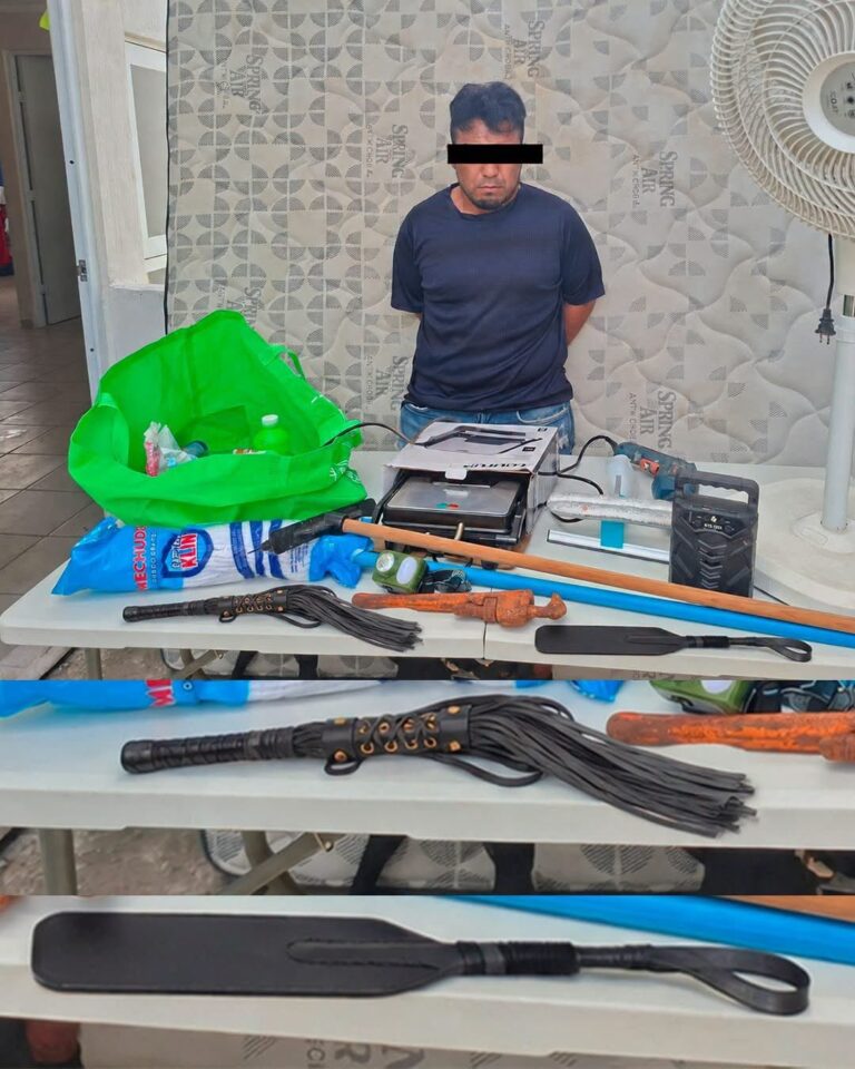 De un colchón King Size a una detención: aseguran a sujeto por presunta sustracción de objetos en Umán